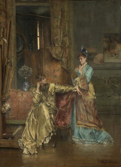 Ziyaret, c.1870 by Alfred Emile Stevens