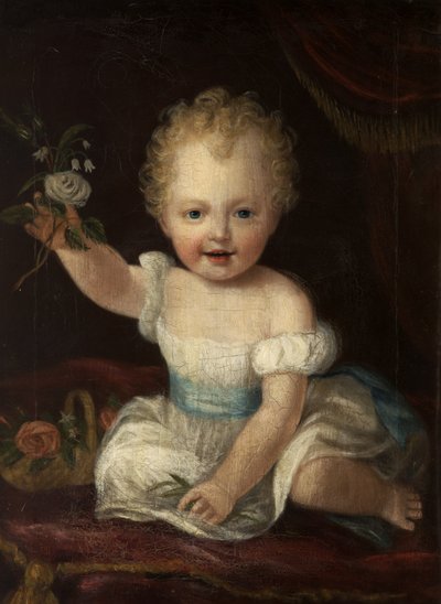 3. Lord de Tabley, İki Yaşında, c.1837 by Alfred Emile Stevens