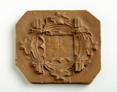 Sekizgen bir plaket için maket (yaldızlı sıva) by Alfred Gilbert