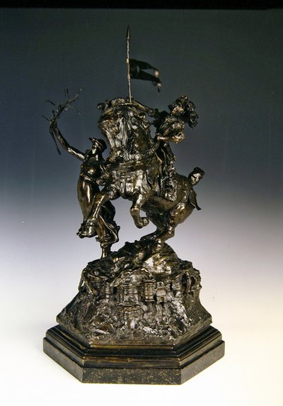 Aziz George ve Ejderha, Zafer Lideri (bronz) by Alfred Gilbert
