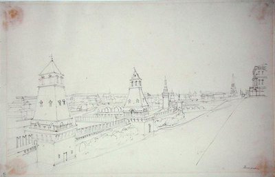 Moskova, 1827 by Alfred Gomersal Vickers
