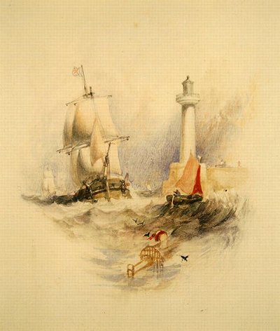 Ramsgate Limanı (suluboya) by Alfred Gomersal Vickers