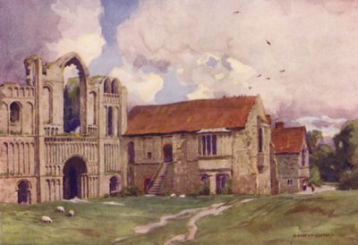 Castleacre Manastırı, Norfolk by Alfred Heaton Cooper
