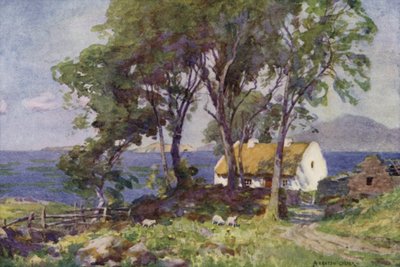 Deniz kenarında yazlık, Renvyle by Alfred Heaton Cooper