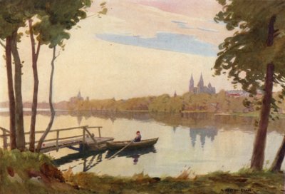 Danimarka: Viborg Katedrali (renkli taş) by Alfred Heaton Cooper