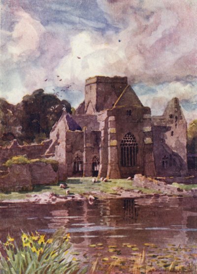 Kutsal Haç Manastırı, Thurles, County Tipperary by Alfred Heaton Cooper