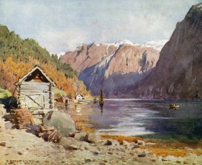 Ose Fjord  by Alfred Heaton Cooper