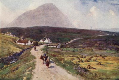 Dugort Yolu, Achill Adası by Alfred Heaton Cooper
