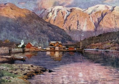 Oode, Hardanger Fjord by Alfred Heaton Cooper