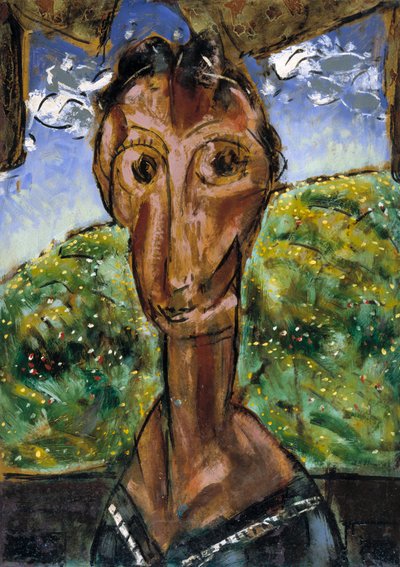 Bir Kadının Başı, ca. 1929. by Alfred Henry Maurer