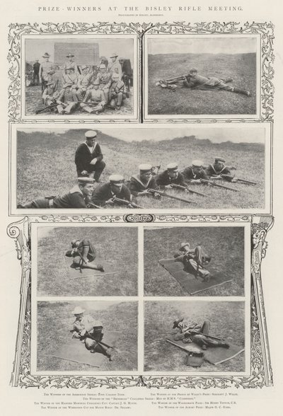 Bisley Tüfek Toplantısında Ödül Kazananlar by Alfred Hugh Fisher
