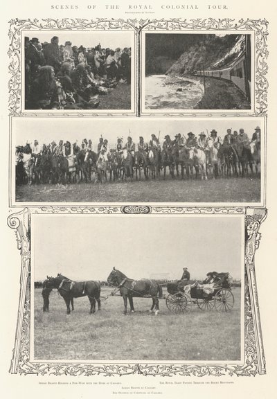 Kraliyet Sömürge Turu Sahneleri by Alfred Hugh Fisher