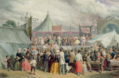 Sirk ziyareti, 1885 dolayları by Alfred Hunt