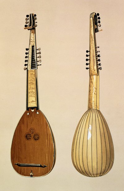 Theorbo, Giovanni Krebar, Padua, 1629, 