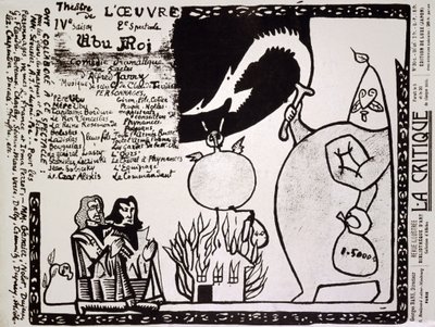 Ubu kral. 1896 (afiş) by Alfred Jarry