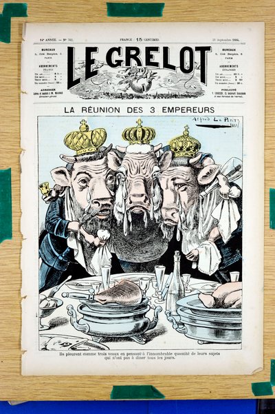 Renklerle Hiciv “The Grelot”un Kapağı by Alfred Le Petit