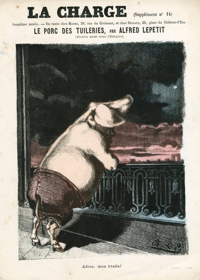 La Charge (1870), sayı 15, Renkli Hiciv by Alfred Le Petit