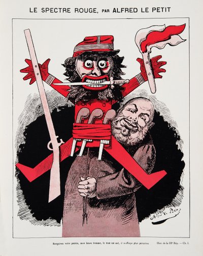 Üçüncü Cumhuriyet Tarihinden Kızıl Hayalet, Cilt. I, Siyasi Tarih, pub.1933 (renkli taş) by Alfred Le Petit