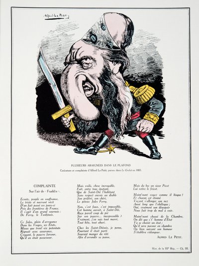 Tavandaki Birkaç Örümcek, Üçüncü Cumhuriyet Tarihinden, Cilt. I, Siyasi Tarih, yayın 1933 by Alfred Le Petit