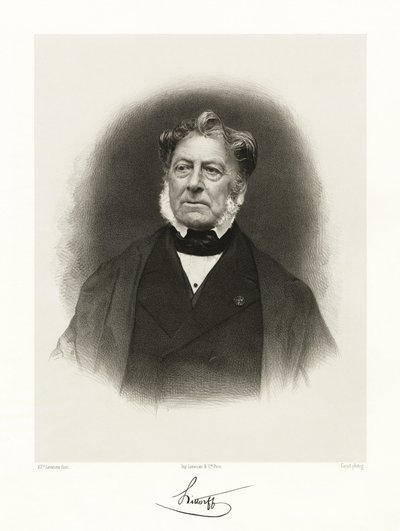 Jakob Ignaz Hittorf, 1865-66 by Alfred Lemoine