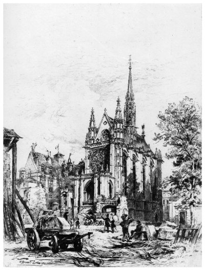 Sainte-Chapelle, c1865-1935 1924 by Alfred Louis Brunet Debaines