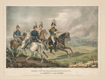 Genl. Wm. H. Harrison ve Personel by Alfred M. Hoffy