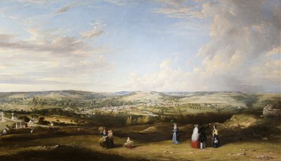 Rodborough Fort, Gloucestershire yakınından Stroud by Alfred Newland Smith