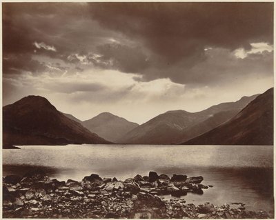 Keswick yakınlarındaki Derwentwater'ın görünümü, Cumbria Pettitt Series Keswick (nesne üzerinde seri başlığı) by Alfred Pettitt