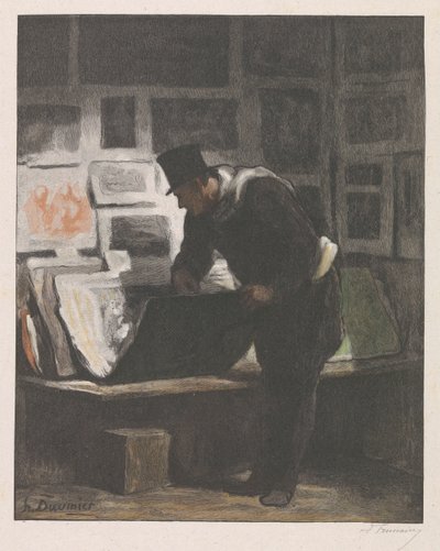 Baskı toplayıcı amatör damgalar by Alfred Prunaire (signed by artist)