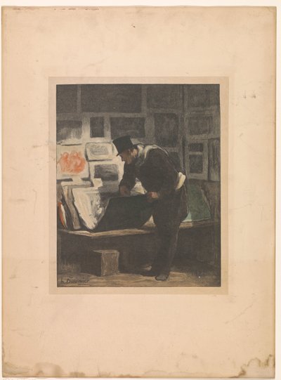 Baskı koleksiyoncusu L'amateur d'estampes by Alfred Prunaire