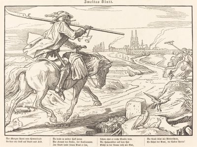 Ayrıca Ölüm Dansı II by Alfred Rethel