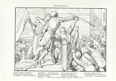 Ayrıca bir Ölüm Dansı, levha IV by Alfred Rethel