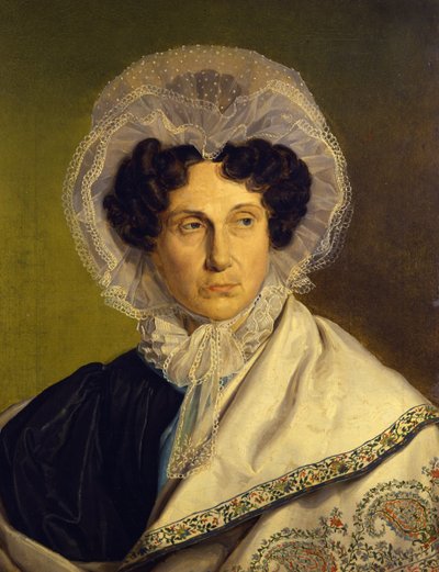 Sanatçının Annesinin Portresi, 1833 dolayları by Alfred Rethel
