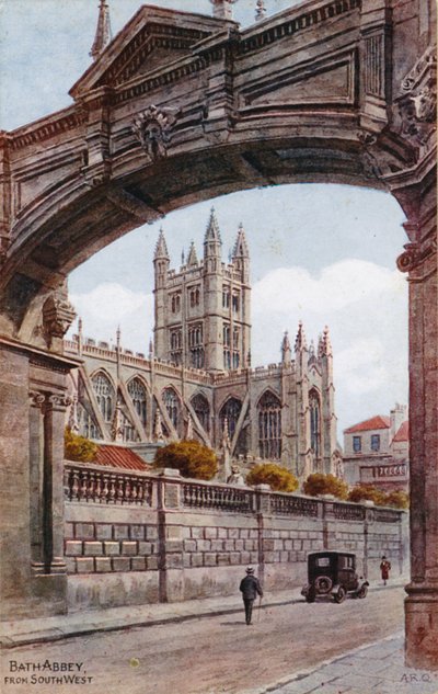Bath Abbey, from South West  by Alfred Robert Quinton