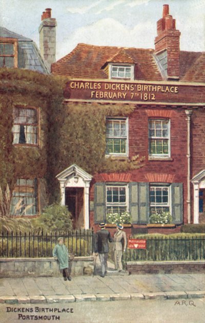 Charles Dickens, Doğum Yeri, Portsmouth by Alfred Robert Quinton