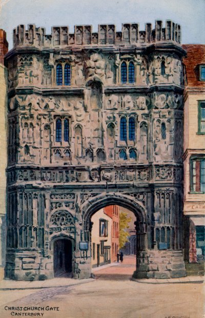 Christ Church Kapısı, Canterbury by Alfred Robert Quinton