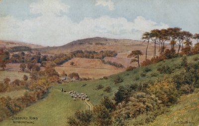 Worthing yakınlarındaki Cissbury Ring by Alfred Robert Quinton
