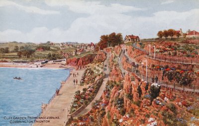 Cliff Garden, Promenade and Walks, Goodrington, Paignton  by Alfred Robert Quinton