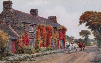 Sağ Hon Erken Ev. D. Lloyd George, Nr. Criccieth by Alfred Robert Quinton
