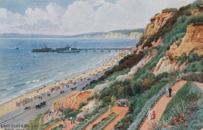 East Cliff and Zig Zag, Bournemouth  by Alfred Robert Quinton