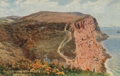 Ecclesbourne Glen and Cliffs, Hastings  by Alfred Robert Quinton