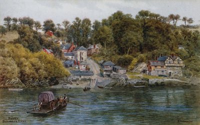 Fowey, Bodinnick Feribotu by Alfred Robert Quinton