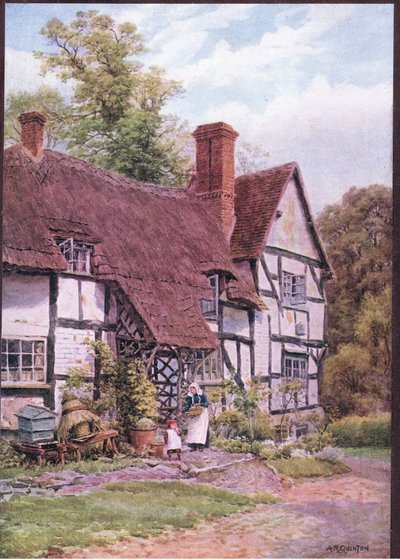 Haveton, nr Evesham, Worcester, Dent & Sons Limited tarafından yayınlanan The Cottages and the Village Life of Rural England