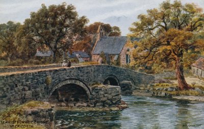 Llanystrumwdy Köprüsü, Nr. Criccieth by Alfred Robert Quinton
