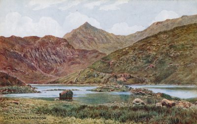 Llyn Brittany ve Snowdon by Alfred Robert Quinton