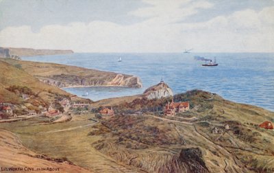 Lulworth Koyu yukarıdan by Alfred Robert Quinton