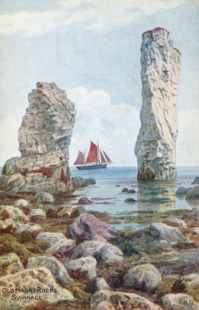 Old Harry Rocks, Swanage  by Alfred Robert Quinton