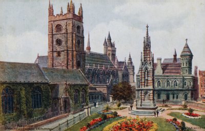 Plymouth, St Andrews Kilisesi ve Guildhali by Alfred Robert Quinton