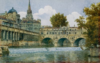 Pulteney Bridge, Bath  by Alfred Robert Quinton