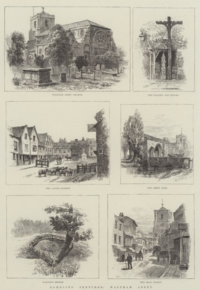 Başıboş Eskizler, Waltham Manastırı by Alfred Robert Quinton